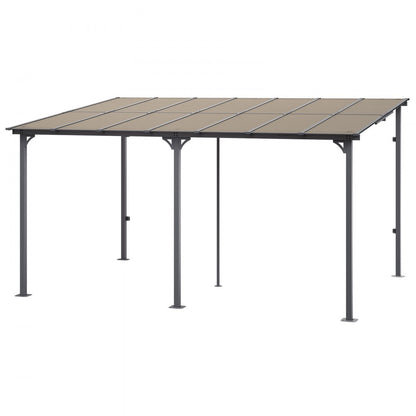 ZW-001 - Durable 10' x 14' Lean-To Gazebo with Hardtop and UV Protection