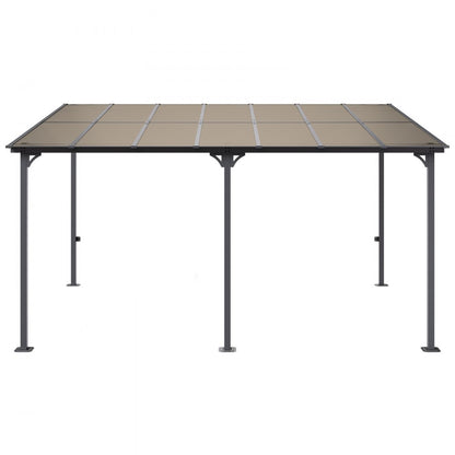 ZW-001 - Durable 10' x 14' Lean-To Gazebo with Hardtop and UV Protection