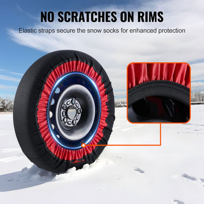 WB-M - 3D Woven Snow Socks for Enhanced Tire Traction