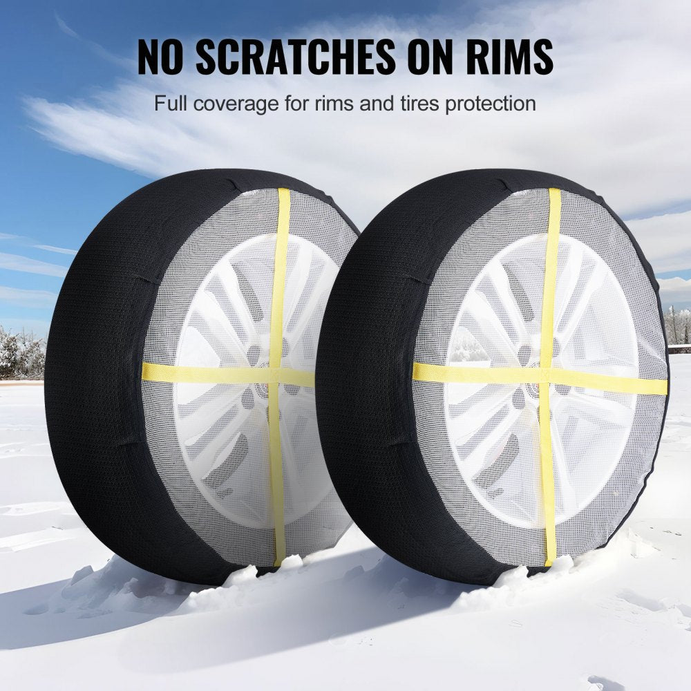 BHS11 - VEVOR Snow Socks for Increased Grip & Tire Protection in Winter