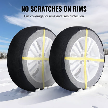 BHS11 - VEVOR Snow Socks for Increased Grip & Tire Protection in Winter
