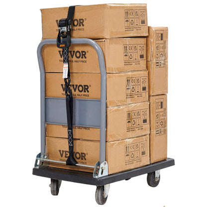 XMRS38-4 - Heavy-Duty 1.6" x 8' Ratchet Straps with Padded Handles