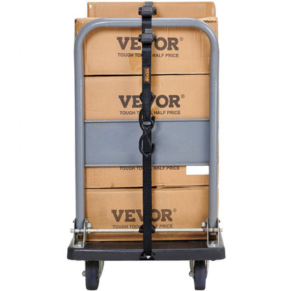 XMRS25-4 - 1"x15' Durable Ratchet Straps with Padded Handles and Spring Hooks