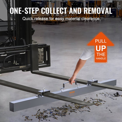 QJ8013A-84 - 120lbs Magnetic Sweeper Tool for Cleaner Workspaces
