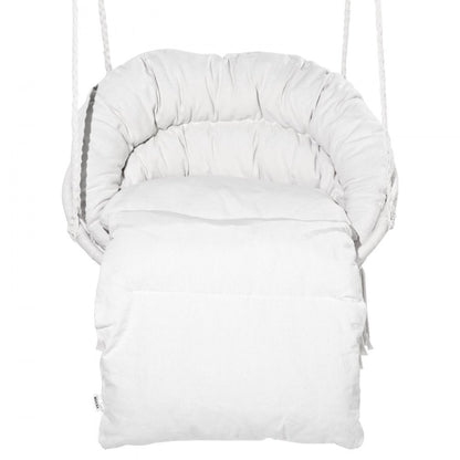 HR-HC-04 - Boho Macramé Hanging Chair with Cushion for Indoor & Outdoor Use