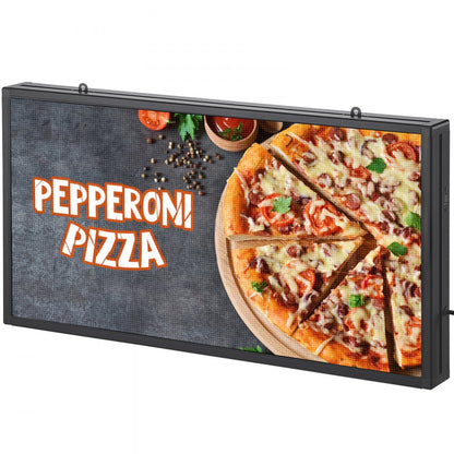 P5-64128RGB - Customizable 27"x14" LED Sign with WiFi & USB Control