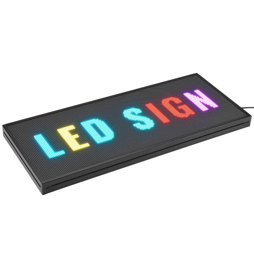 P5-64128RGB - Customizable 27"x14" LED Sign with WiFi & USB Control