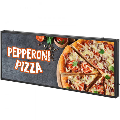 P6-64160RGB - Customizable 39"x16.2" LED Sign for Dynamic Advertising