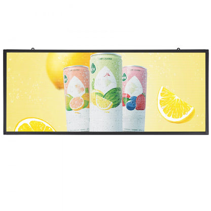P6-64160RGB - Customizable 39"x16.2" LED Sign for Dynamic Advertising