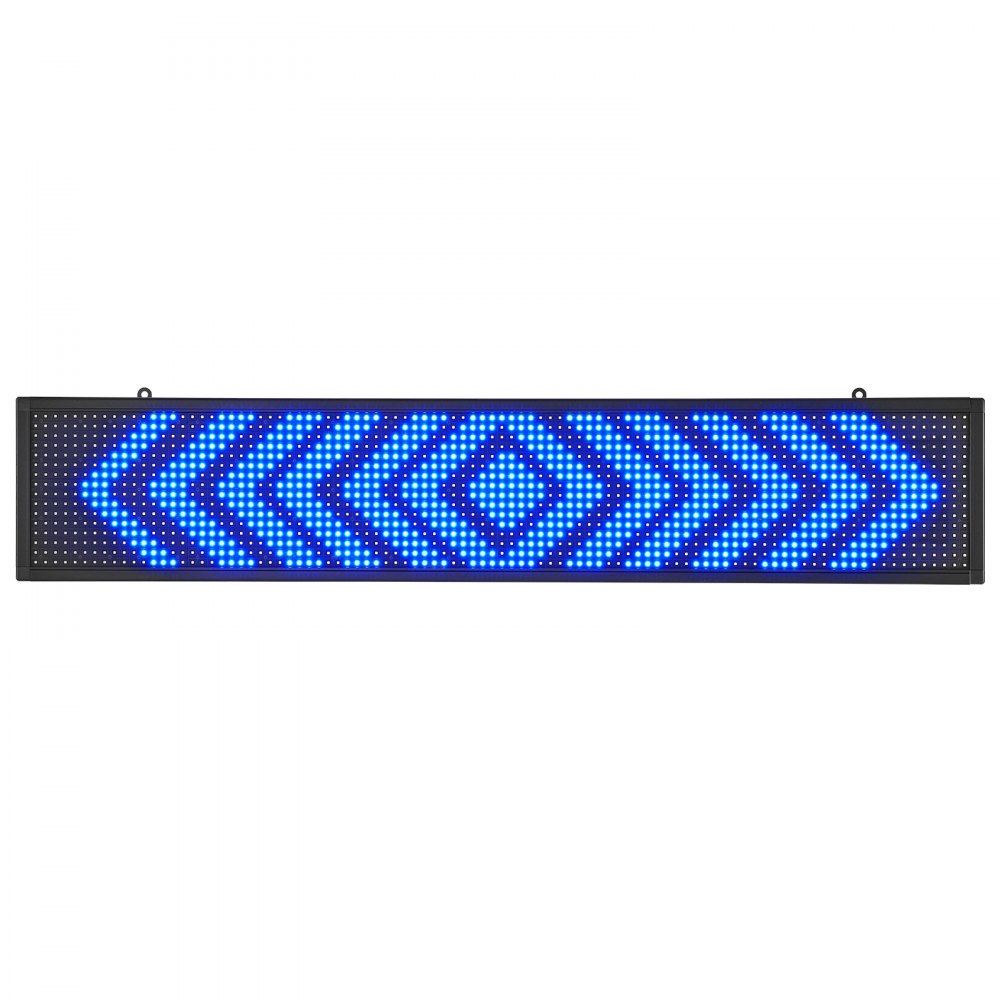 P10-1696RGB - 39" x 7.5" Bright Programmable LED Sign with Custom Text