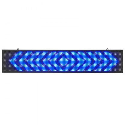 P10-1696RGB - 39" x 7.5" Bright Programmable LED Sign with Custom Text
