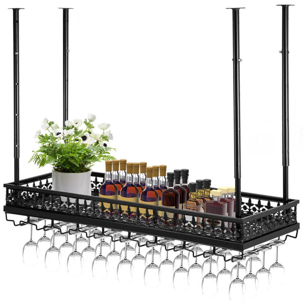 XR-JBJ003 - Adjustable Wine Glass Rack for Bottles and Goblets