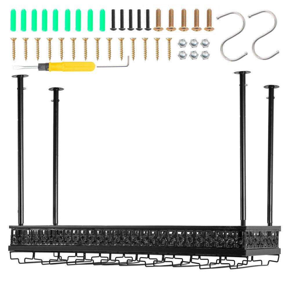 XR-JBJ003 - Adjustable Wine Glass Rack for Bottles and Goblets