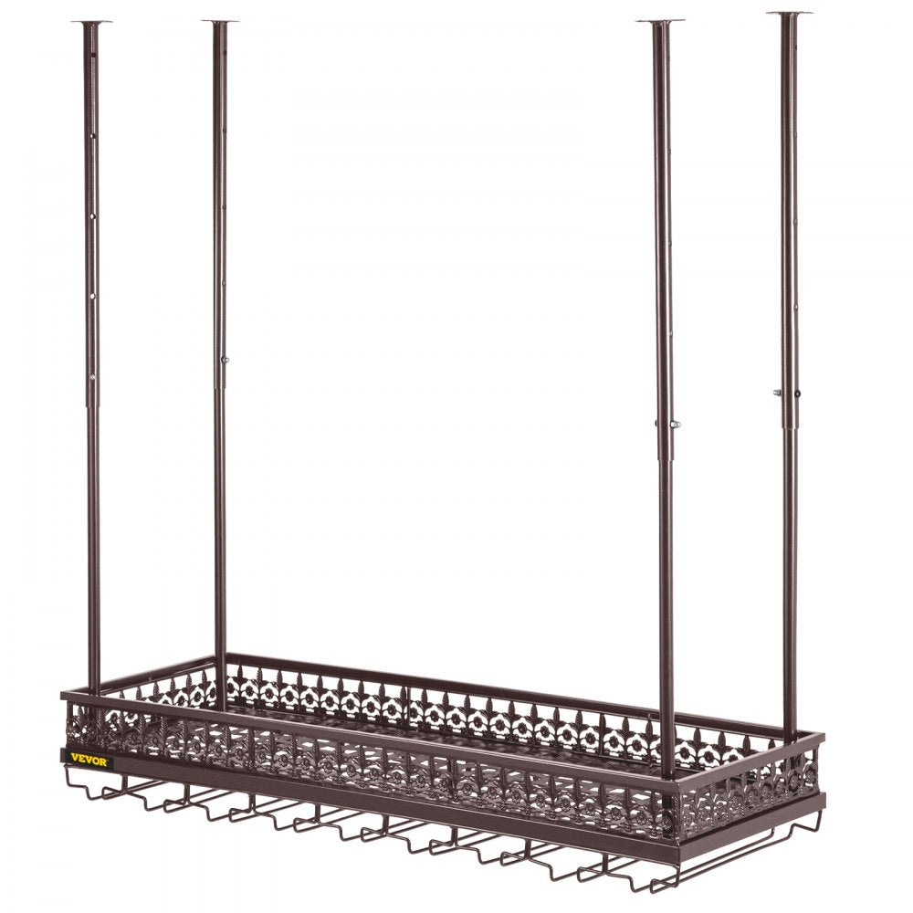 XR-JBJ002 - Adjustable Wine Glass Rack, Holds 33lbs, 18.9-35.8" Tall