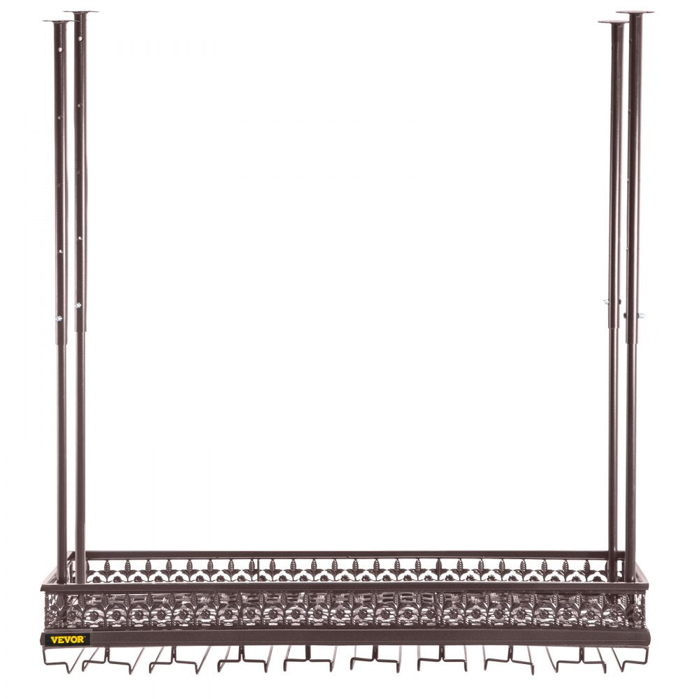 XR-JBJ002 - Adjustable Wine Glass Rack, Holds 33lbs, 18.9-35.8" Tall