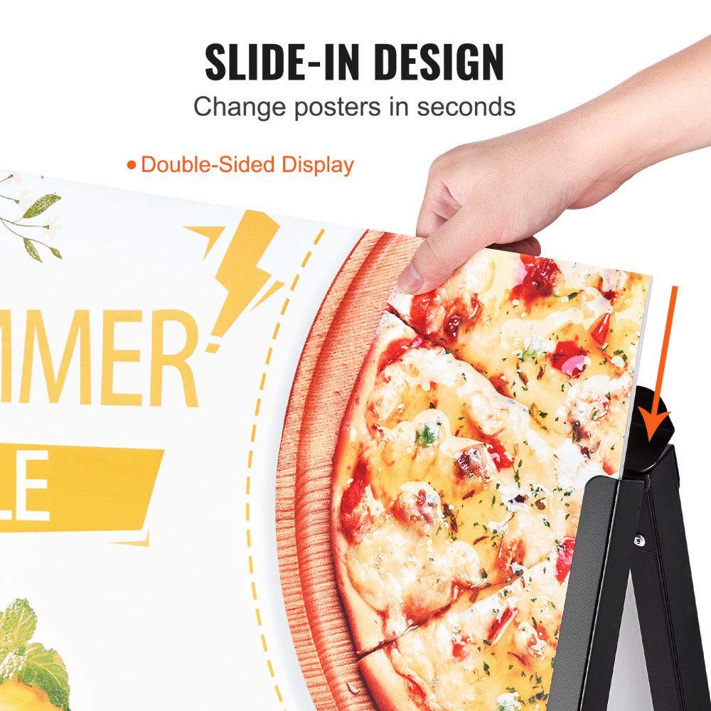 HS-H36 - 24"x36" Steel A Frame Sign Lightweight & Durable