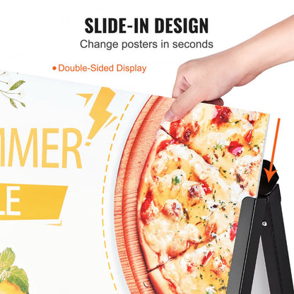 HS-H36 - 24"x36" Steel A Frame Sign Lightweight & Durable