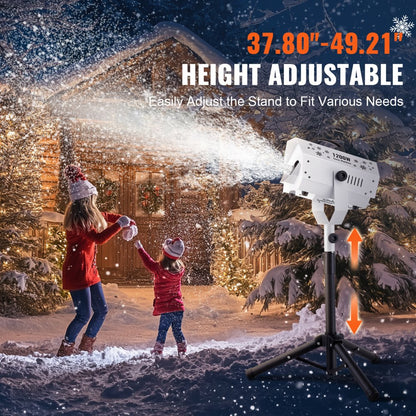 LM-M-1200 - 1200W VEVOR Adjustable Snow Machine, 3-5m Range