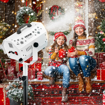 LM-M-1200 - 1200W VEVOR Adjustable Snow Machine, 3-5m Range