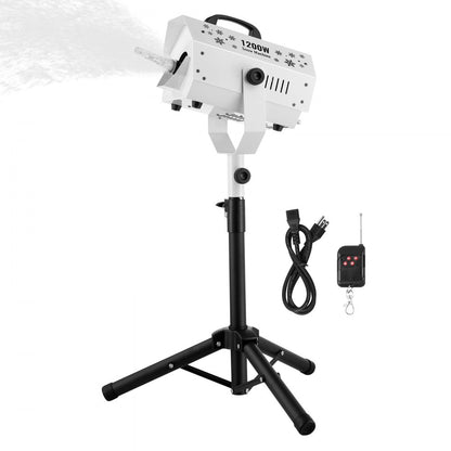 LM-M-1200 - 1200W VEVOR Adjustable Snow Machine, 3-5m Range