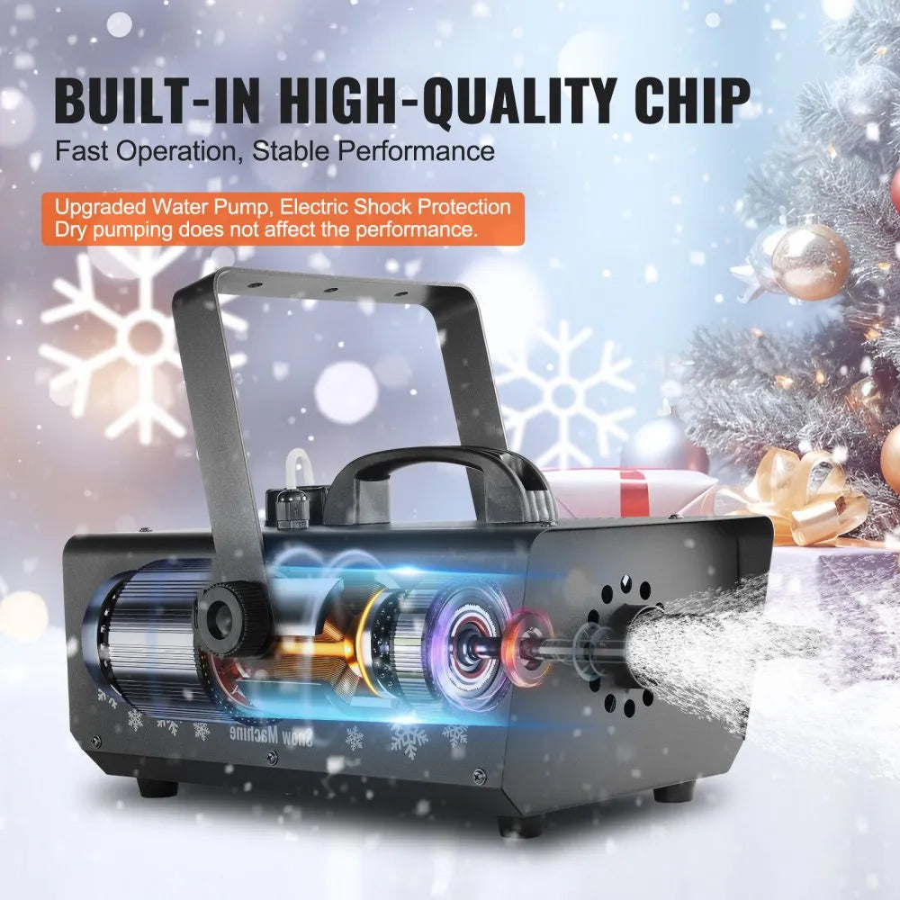LM-M-650 - 650W Snow Machine with 3-5m Spray Range and Remote Control