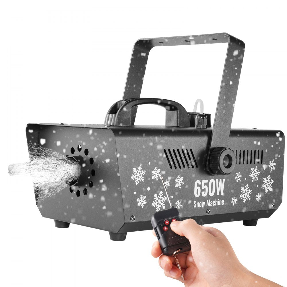 LM-M-650 - 650W Snow Machine with 3-5m Spray Range and Remote Control