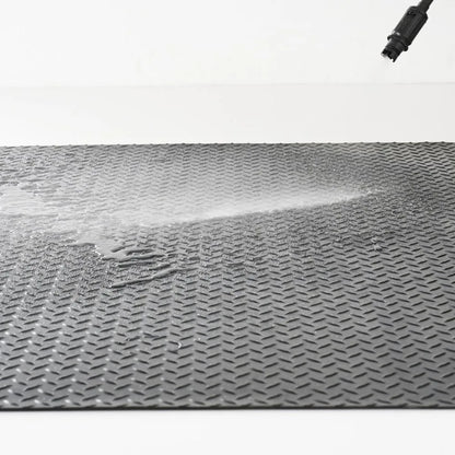 GW3013 - 3mm Thick Diamond-Plate Rubber Flooring Roll, 4'x6' for Heavy-Duty Use
