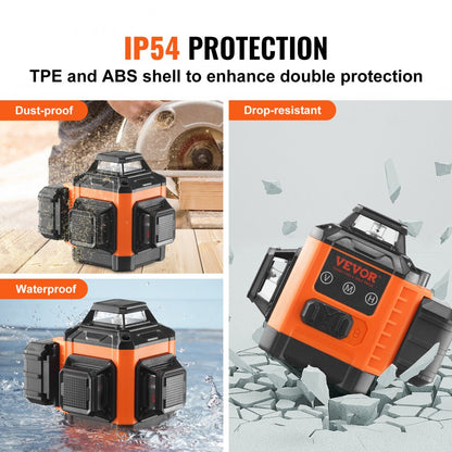 CM03 - 100ft VEVOR Self-Leveling Laser Level with Bright Green Beam