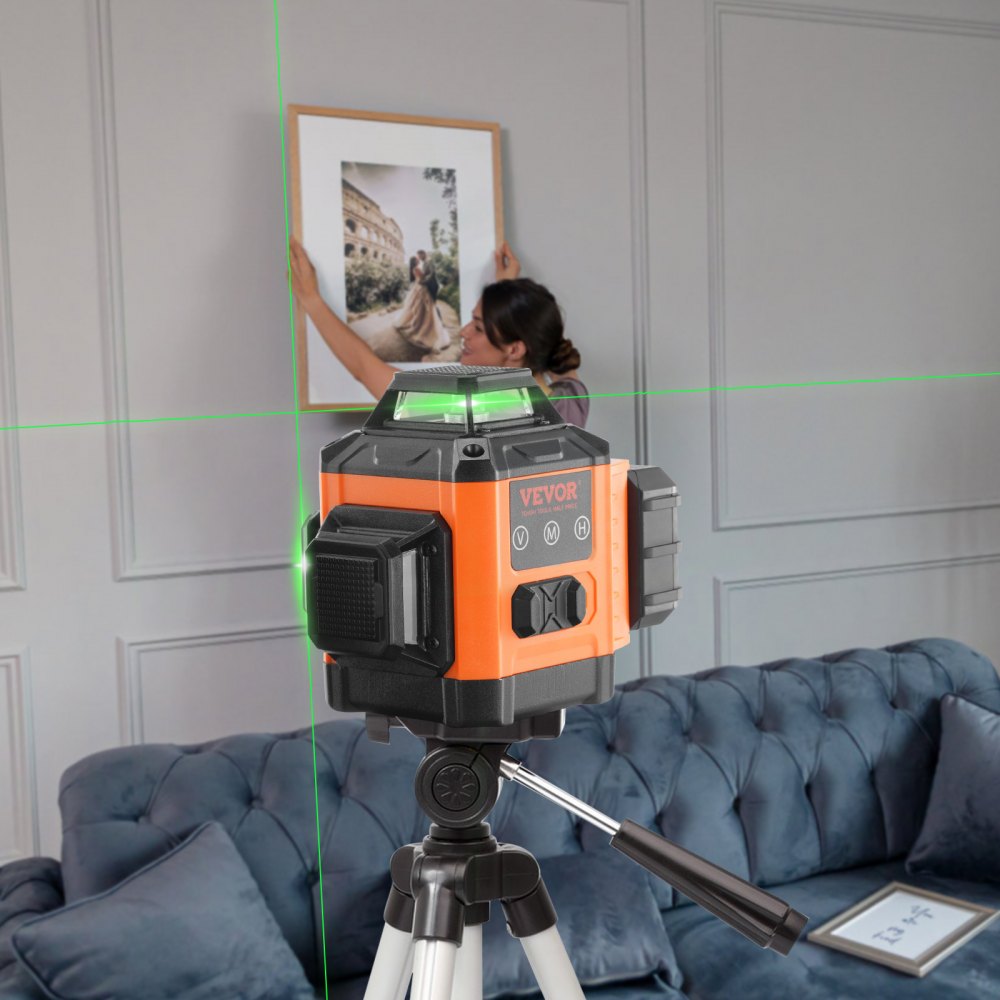 CM03 - 100ft VEVOR Self-Leveling Laser Level with Bright Green Beam