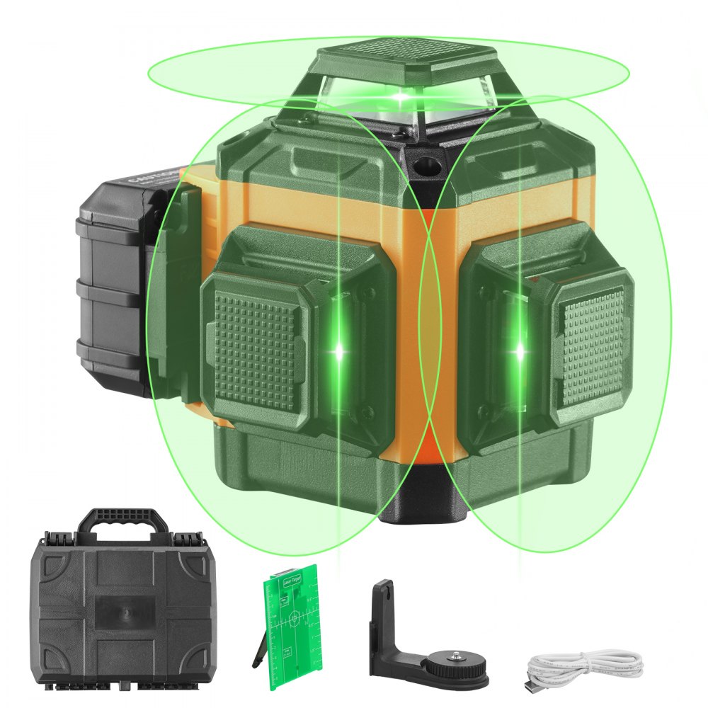 CM03 - 100ft VEVOR Self-Leveling Laser Level with Bright Green Beam