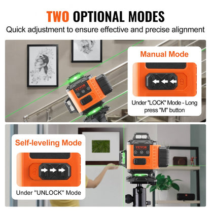 CM04 - 100ft Green Laser Level for Precision Tasks