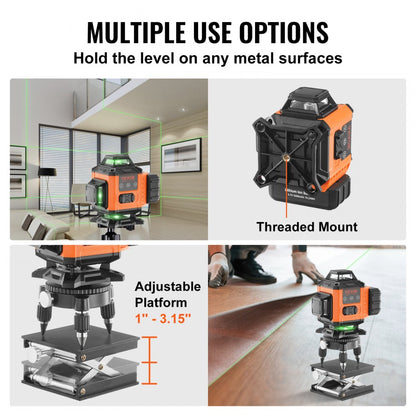 CM04 - 100ft Green Laser Level for Precision Tasks