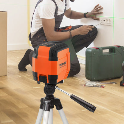 GK011G - VEVOR 50ft Green Laser Level, Self-Leveling, IP54 Rated