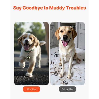 HJ6001 - Durable Rubber Mulch Mat for Gardens and Play Areas