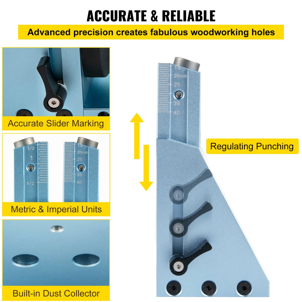 Pocket Hole Jig Set - Quick & Accurate Wood Joining Tool for All Skill Levels