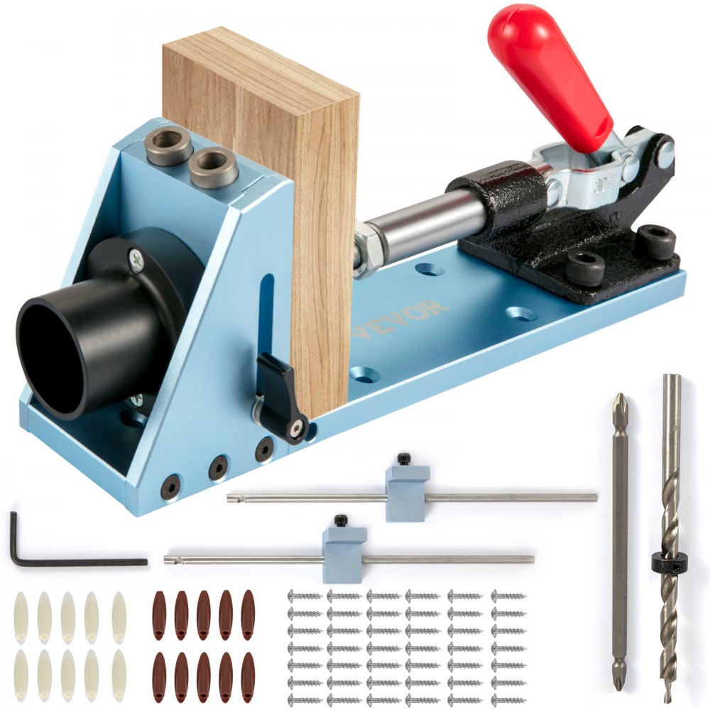 Pocket Hole Jig Set - Quick Setup Wood Joinery Kit with Accessories