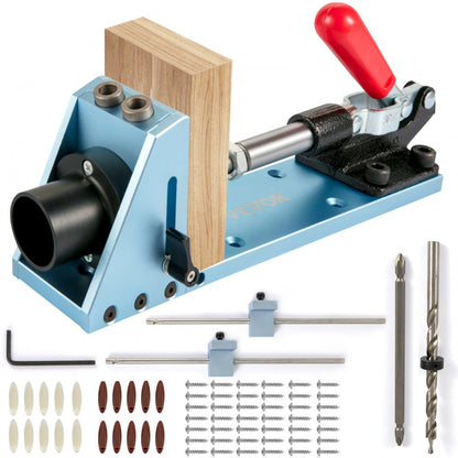 Pocket Hole Jig Set - Quick Setup Wood Joinery Kit with Accessories