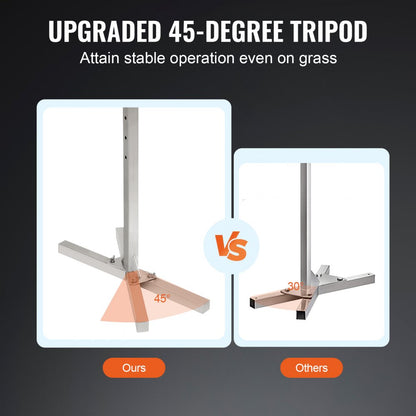 07988001 - 42W Stainless Steel BBQ Rotisserie Grill Kit for Effortless Cooking