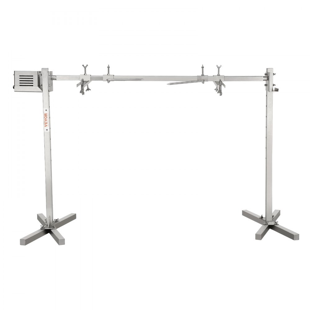 07988001 - 42W Stainless Steel BBQ Rotisserie Grill Kit for Effortless Cooking