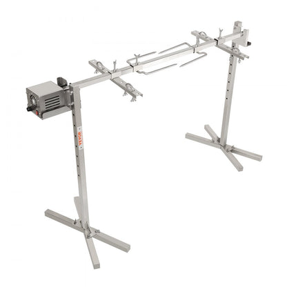 07988001 - 42W Stainless Steel BBQ Rotisserie Grill Kit for Effortless Cooking