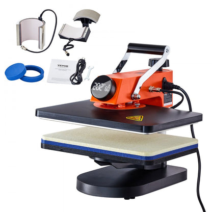 010503675467 - VEVOR 5-in-1 Heat Press Machine for T-shirts, Mugs, and More