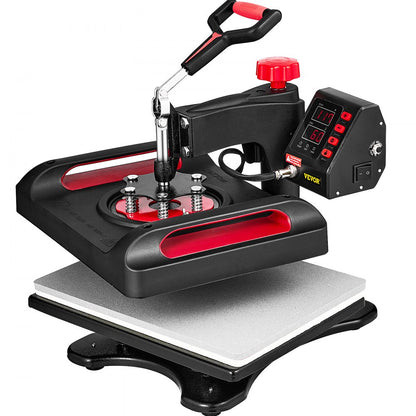P8100 - 12x15" VEVOR Heat Press with 360-Degree Swing-Away Design