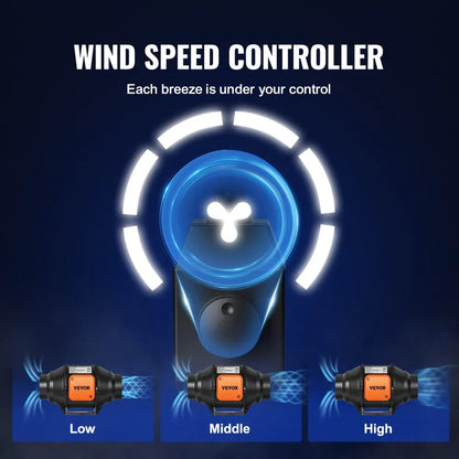 VV-GDFJ-AC4 - 4-Inch Inline Duct Fan for Improved Airflow and Ventilation