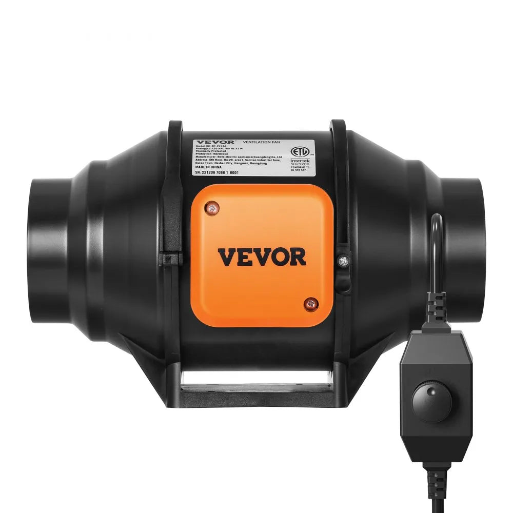 VV-GDFJ-AC4 - 4-Inch Inline Duct Fan for Improved Airflow and Ventilation