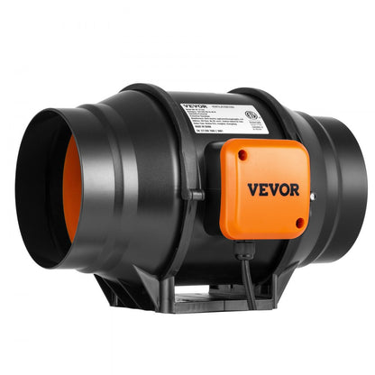 VV-GDFJ-AC6 - 6 Inch Quiet Inline Duct Fan, 400 CFM Airflow