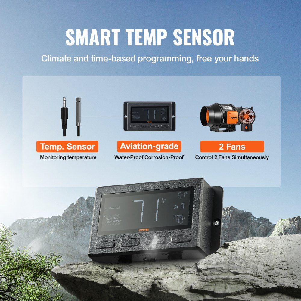 VV-GDFJ-EC6 - 6-Inch Inline Duct Fan for Efficient Airflow