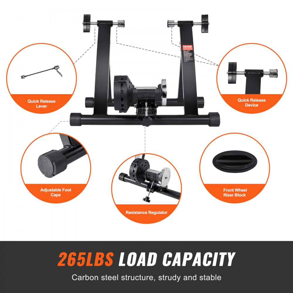 HS-QX-001AKL - Magnetic Resistance Bike Trainer for 26"-29" Tires