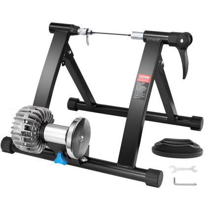 HS-QX-009B - Durable Indoor Bike Trainer Stand, Fits 26-29" Wheels, 265 lbs Capacity