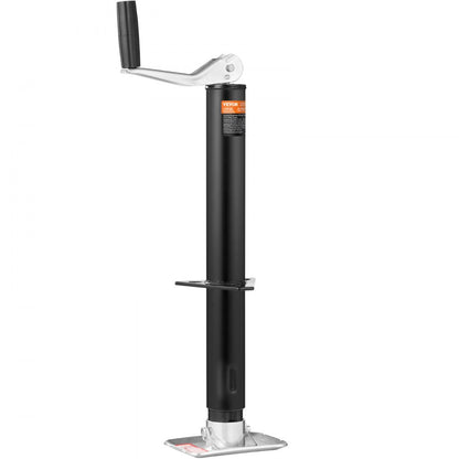 TJA-2000-B+JF-100-Z - Heavy-Duty 2000 lbs Trailer Tongue Jack with Ergonomic Handle