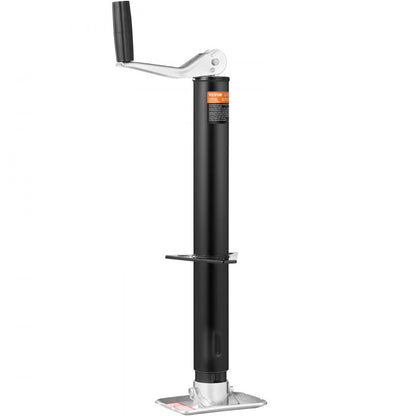 TJA-2000-B+JF-100-Z - Heavy-Duty 2000 lbs Trailer Tongue Jack with Ergonomic Handle